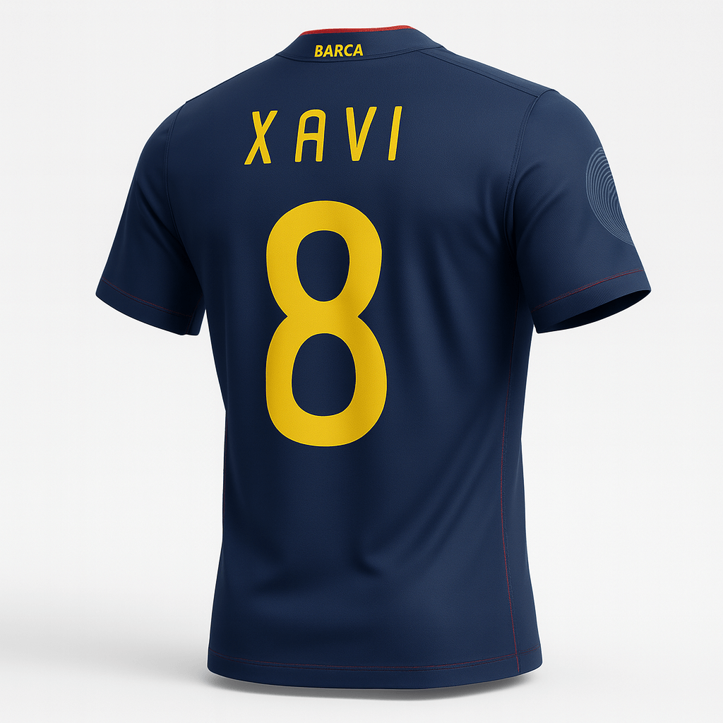 2010 Spain Away Xavi #6 (New) - Size L