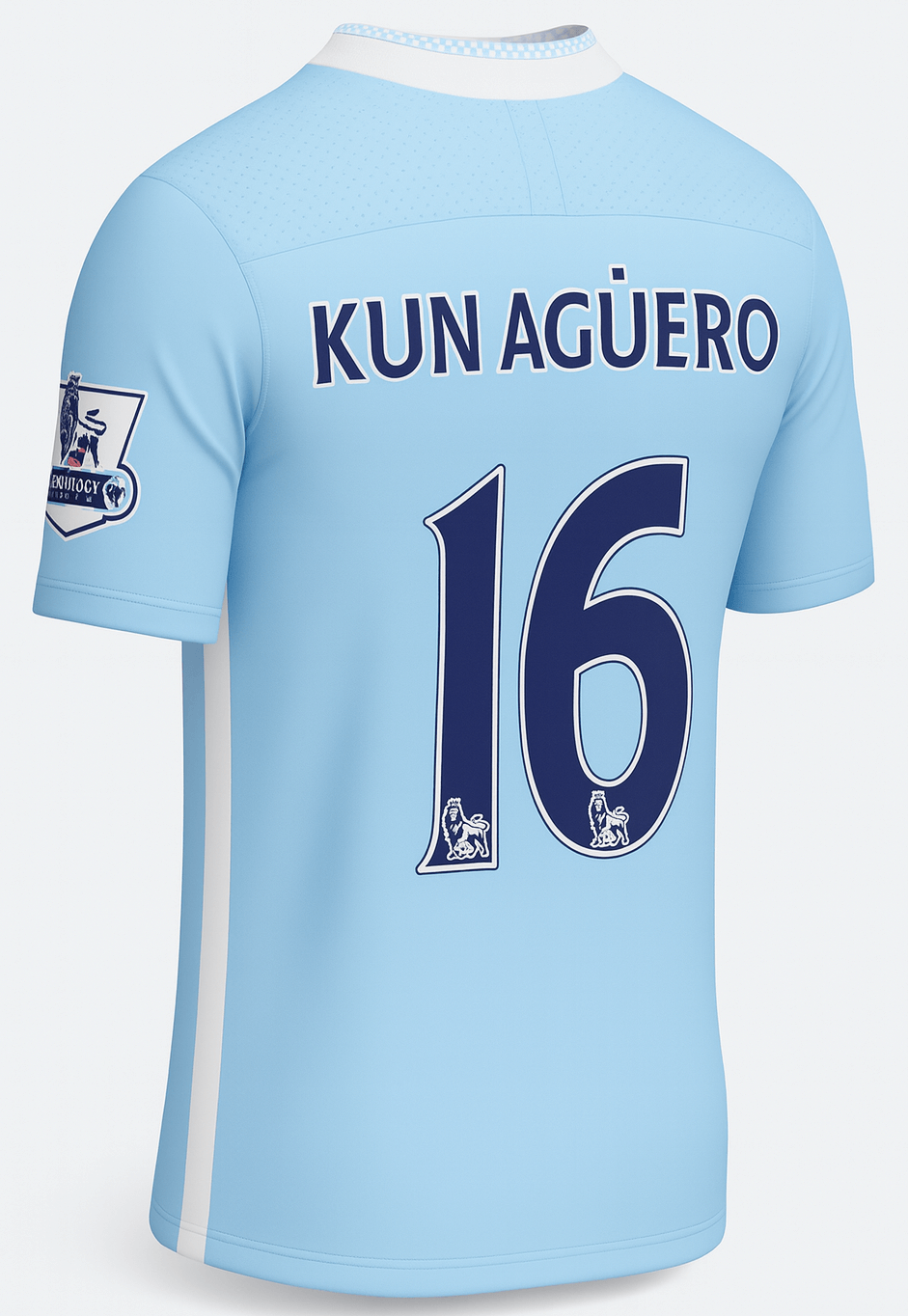 2011–12 Manchester City Home Kun Aguero #10 (New) - Size M