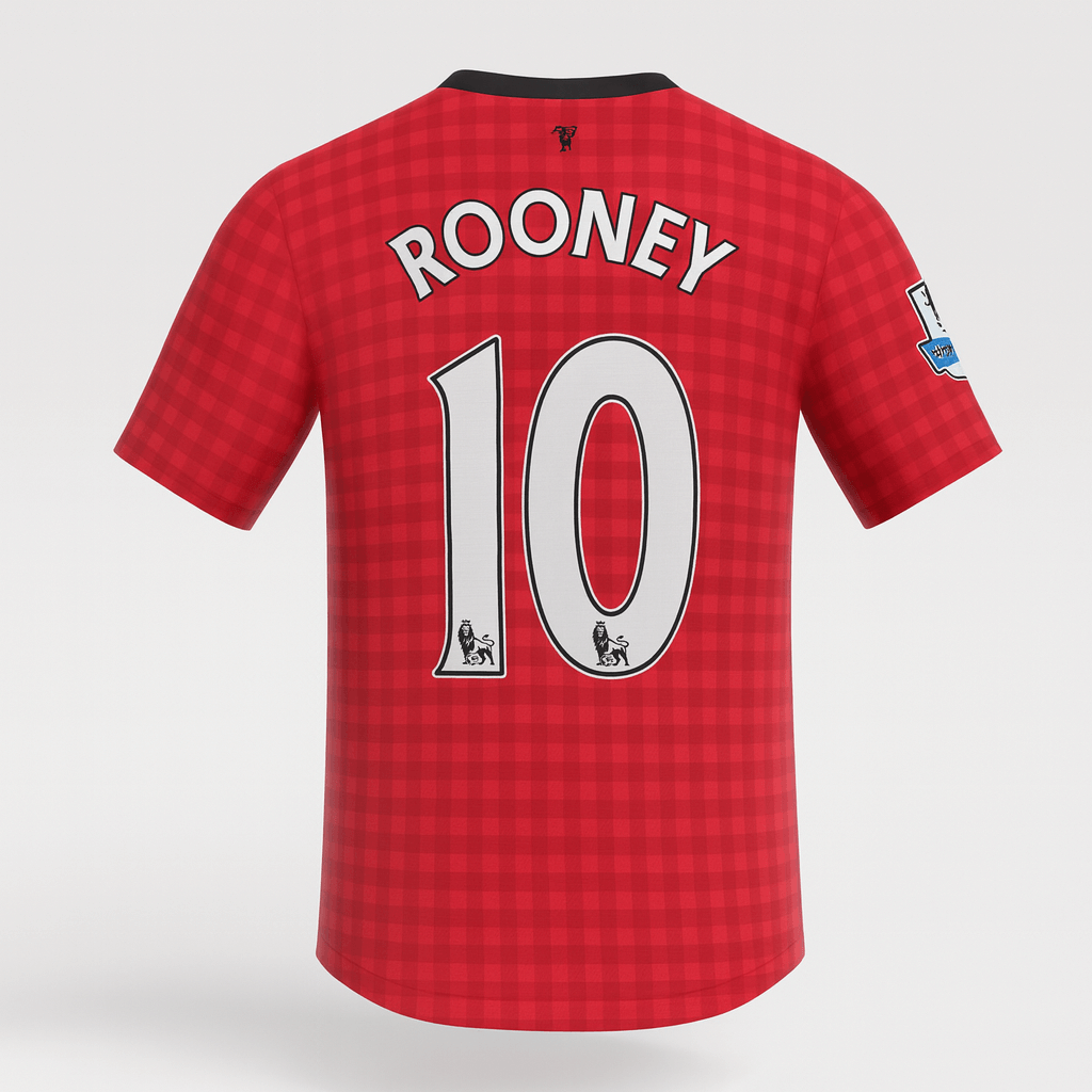 2012–13 Manchester United Home Rooney #10 (New) - Size XXL