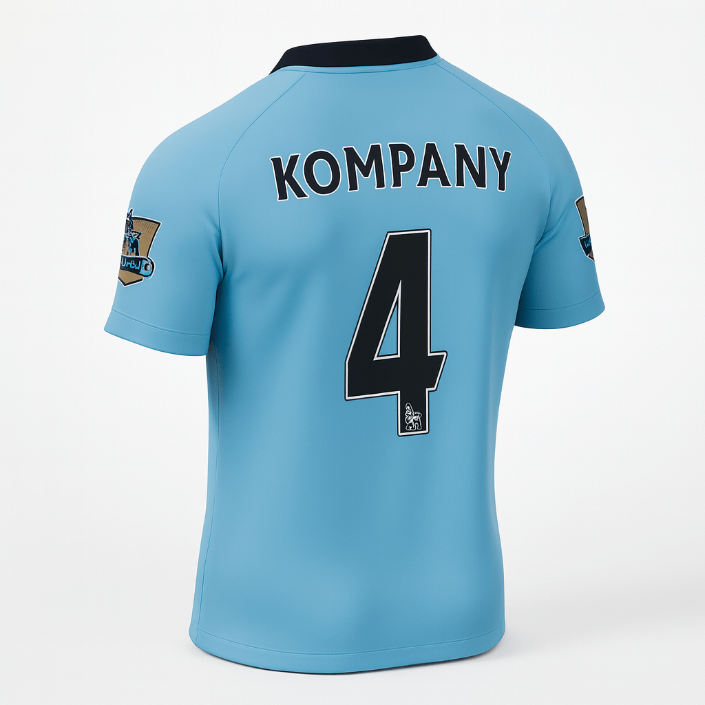 2013–14 Manchester City Home Kompany #4 (New) - Size S