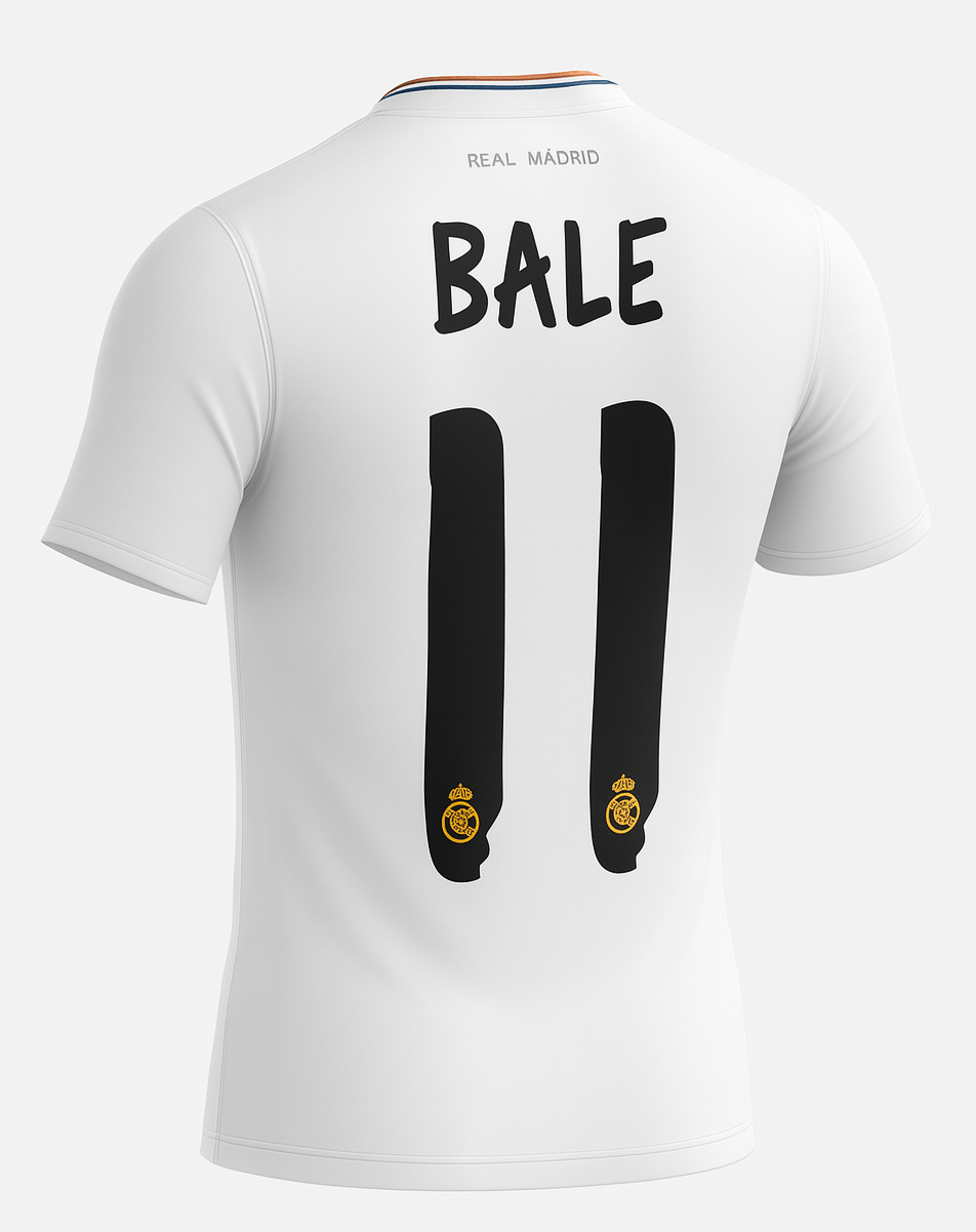 2013–14 Real Madrid Home Bale #11 (New) - Size M