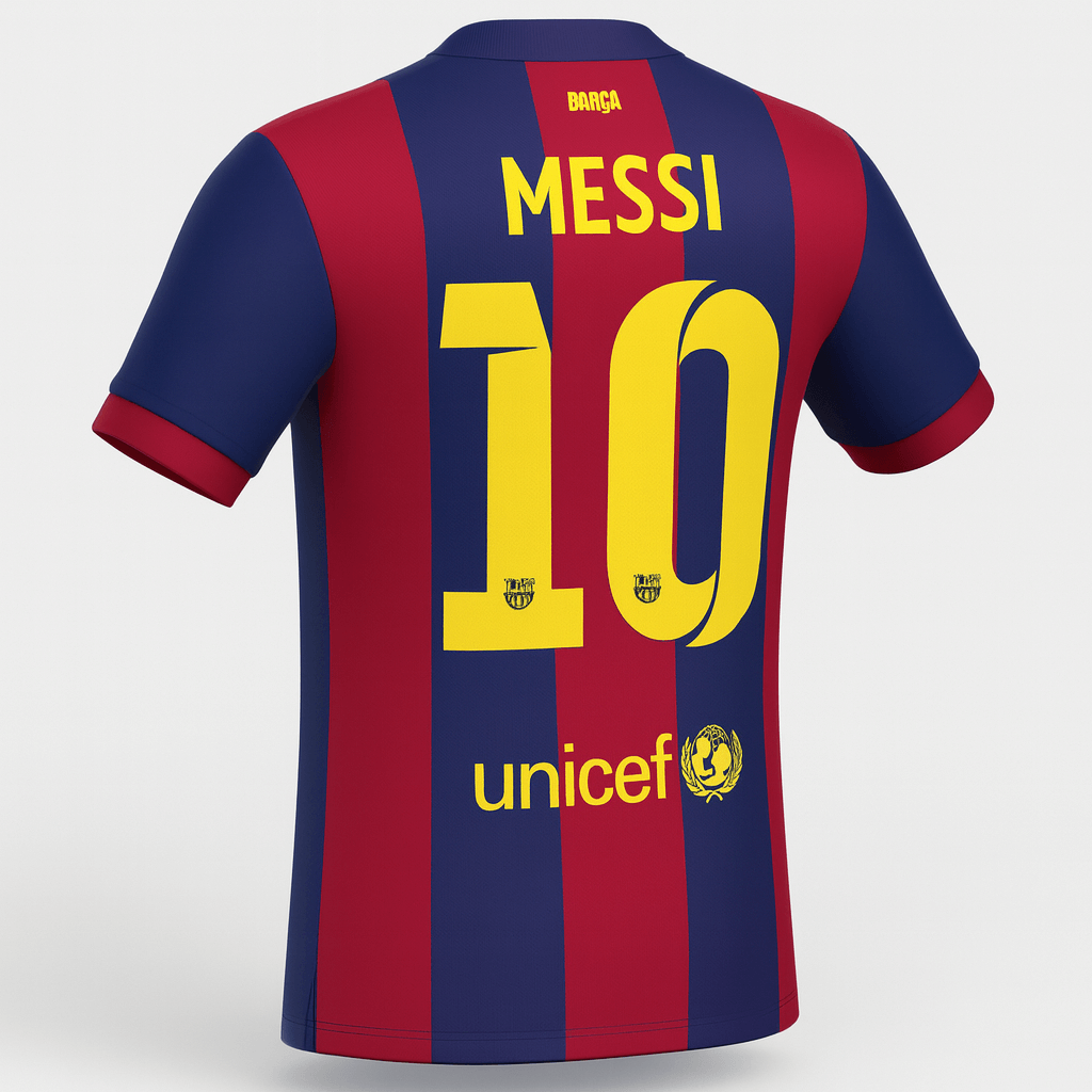 2014–15 Barcelona Home Messi #10 (New) - Size XS