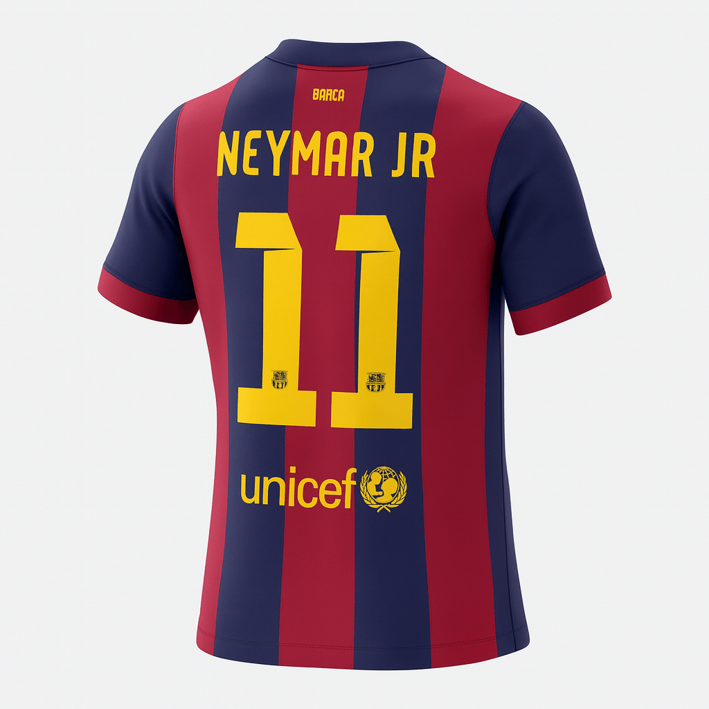 2014–15 Barcelona Home Neymar #11 (New) - Size XL
