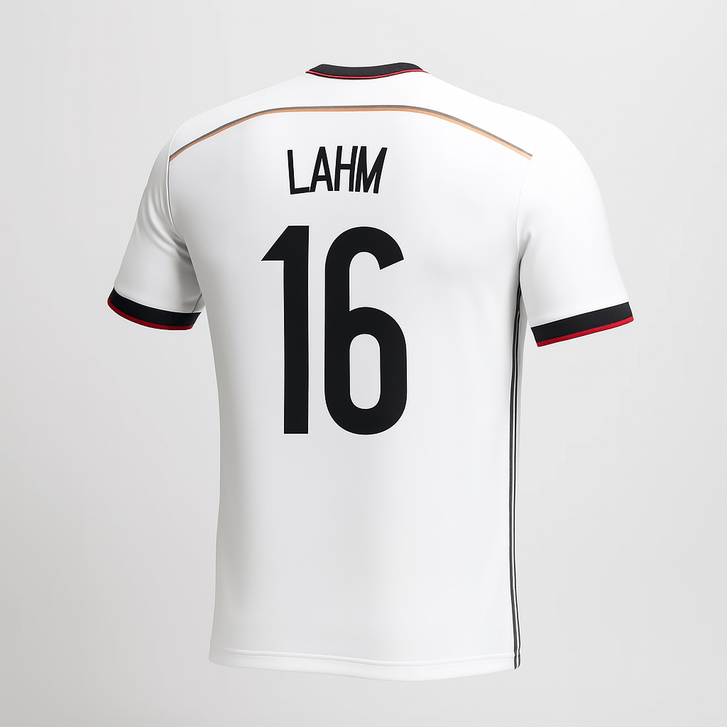 2014 Germany Home Lahm #16 (New) - Size XS