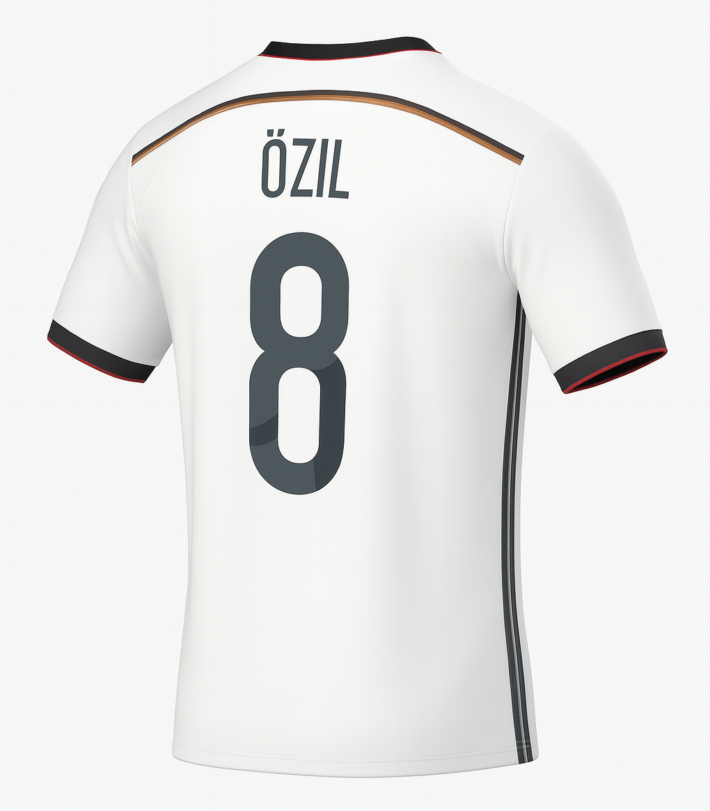 2014 Germany Home Ozil #8 (New) - Size M