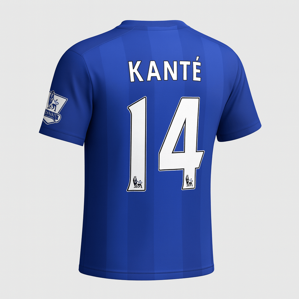 2015–16 Leicester Home Kante #14 (New) - Size XL