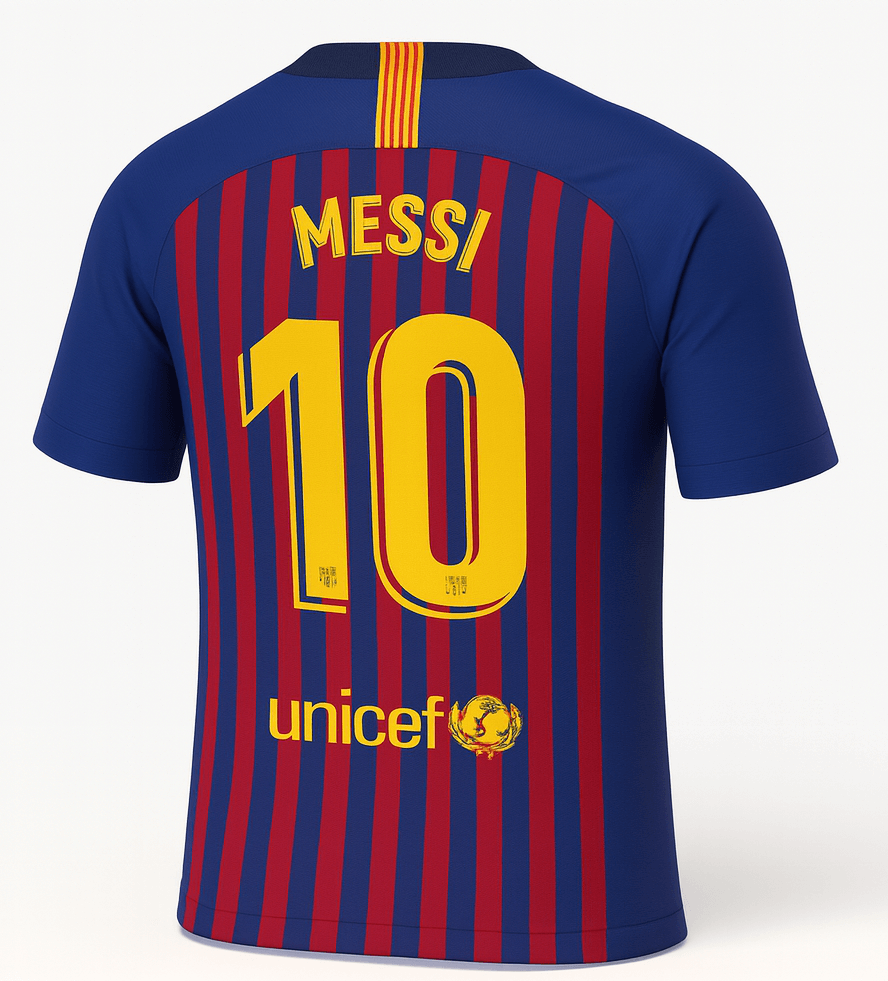 2018–19 Barcelona Home Messi #10 (New) - Size L