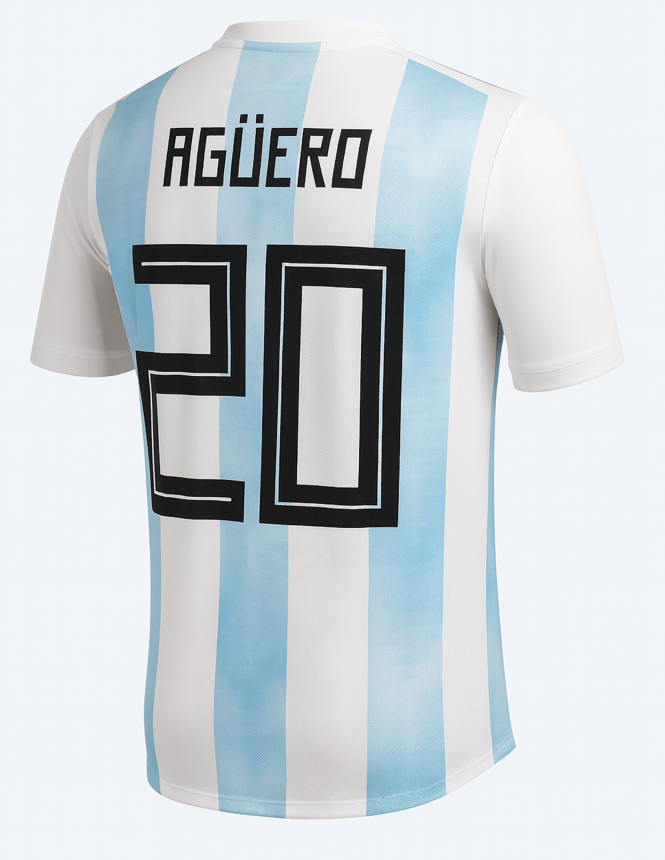 2018 Argentina Home Agüero #20 (New) - Size M