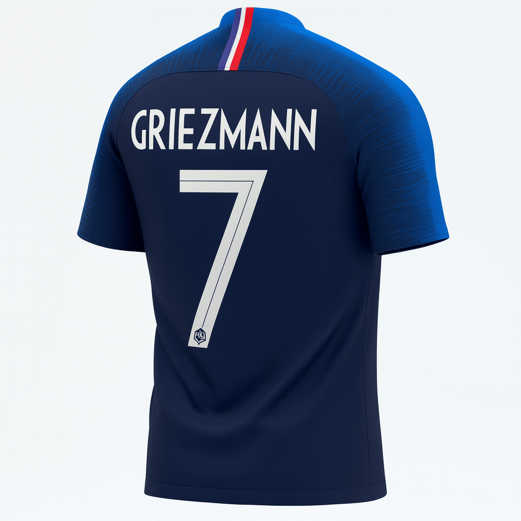 2018 France Home Griezmann #7 (New) - Size XXL