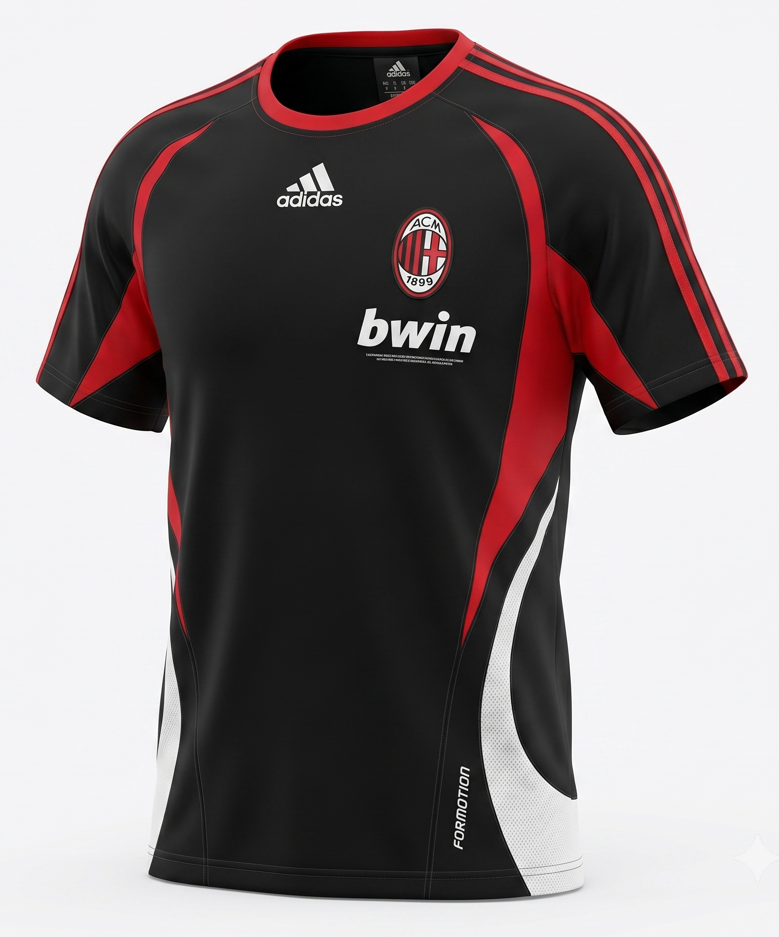 AC Milan Black Red Tracksuit 2006/07 - Size S