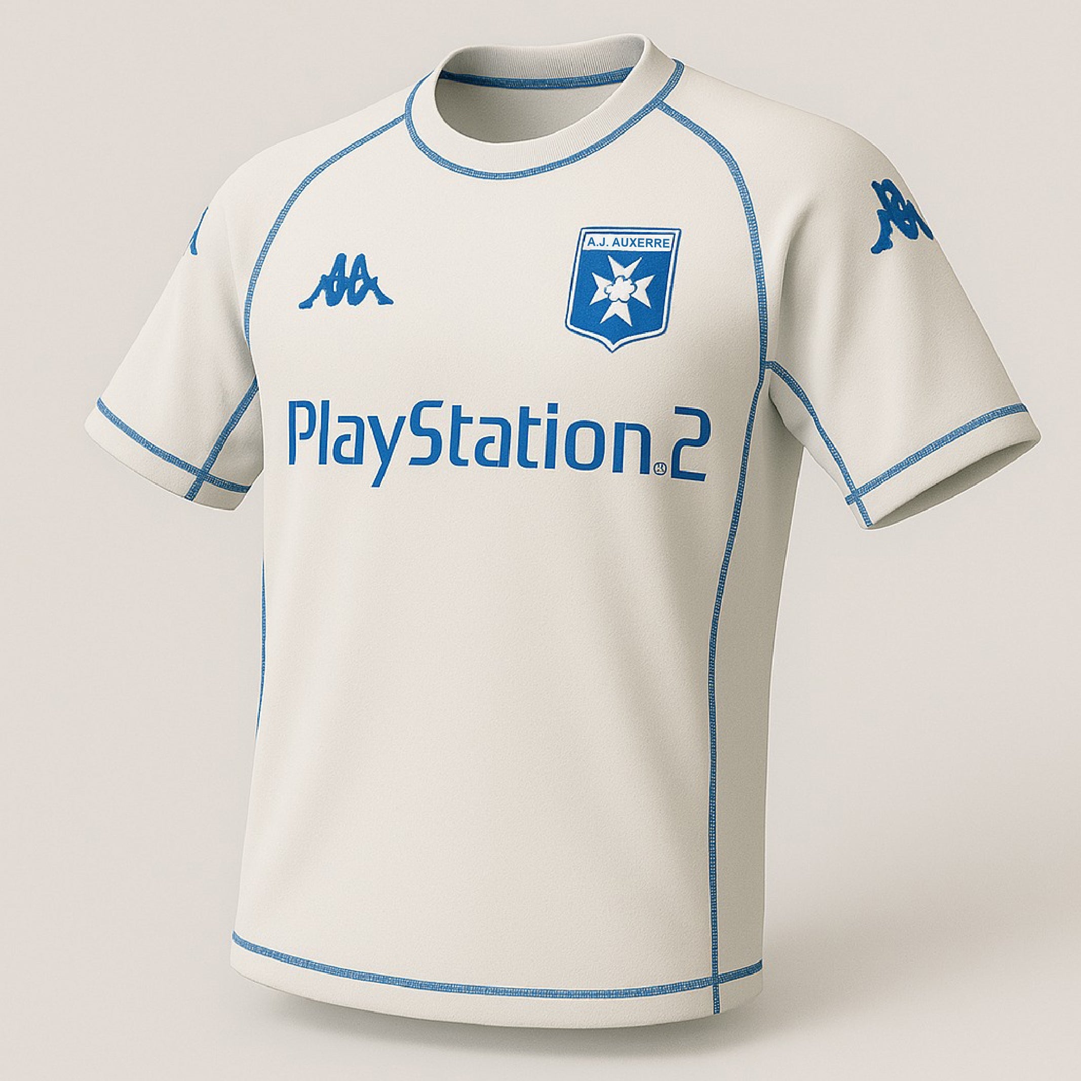 AJ Auxerre 2003-2004 Home (Feels Like New) - Size M