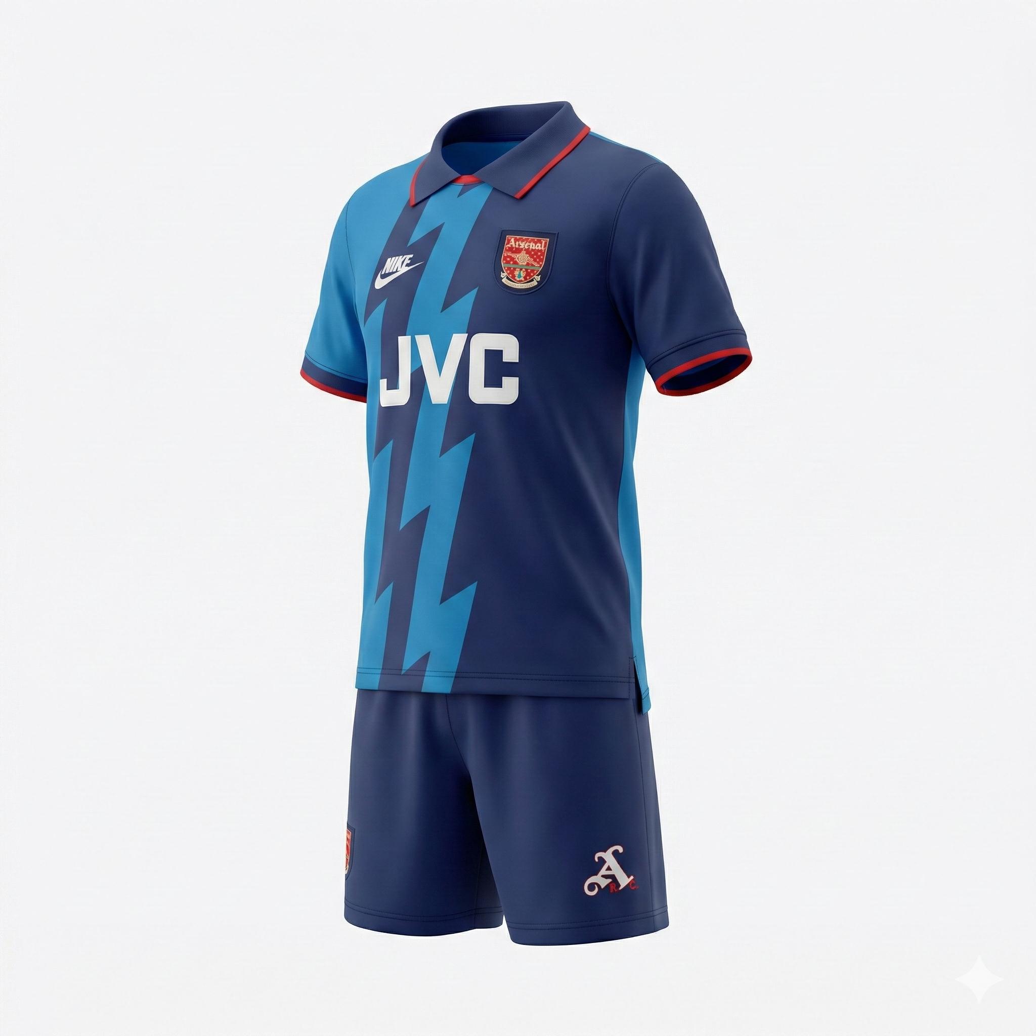 Arsenal Away 1995/1996 Kids Kit (Feels Like New) - Size 20