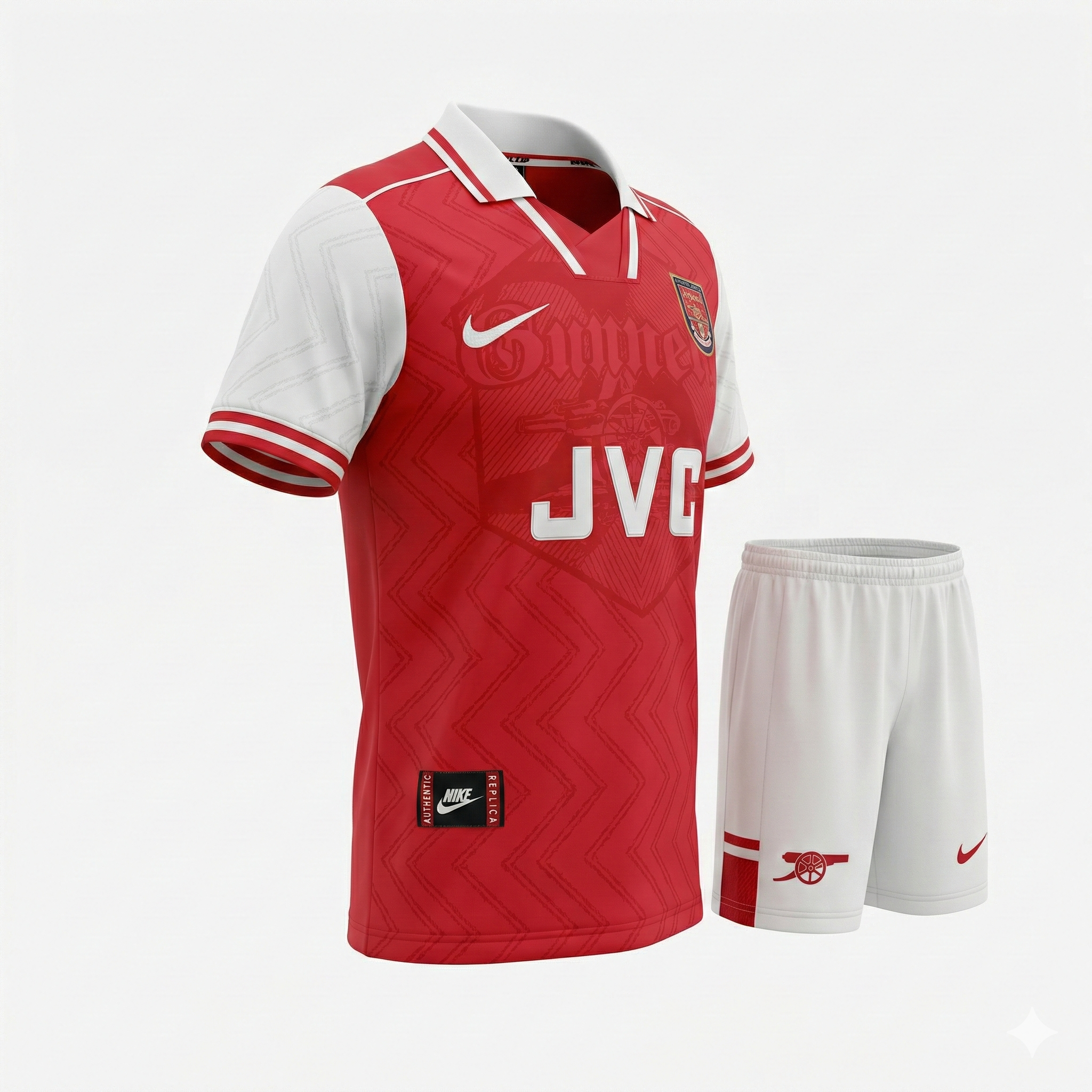 Arsenal Home 1996/1998 Kids Kit (Feels Like New) - Size 24