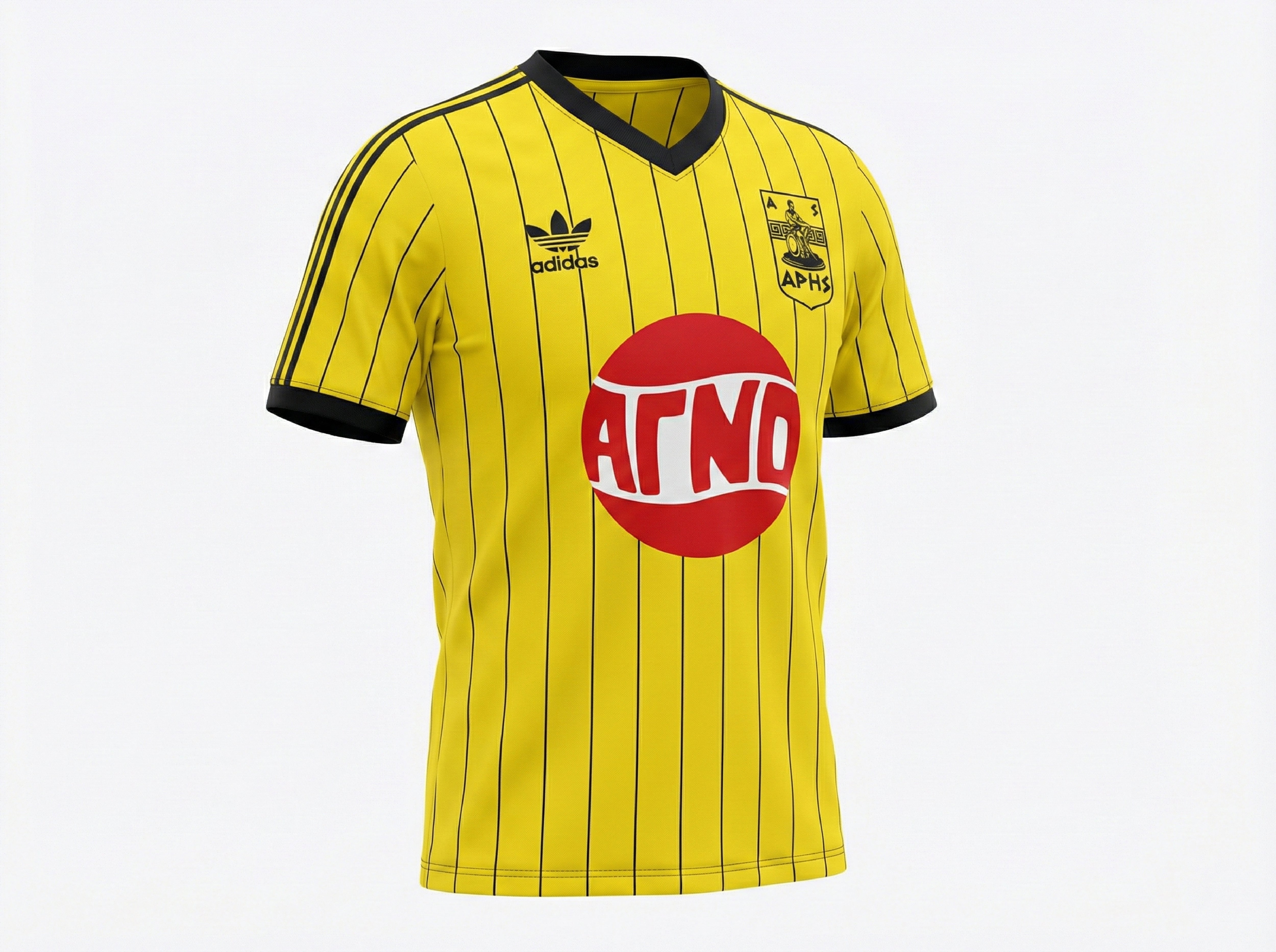 Aris Thessaloniki 1983-1984 Home (Very Good Condition) - Size XXL