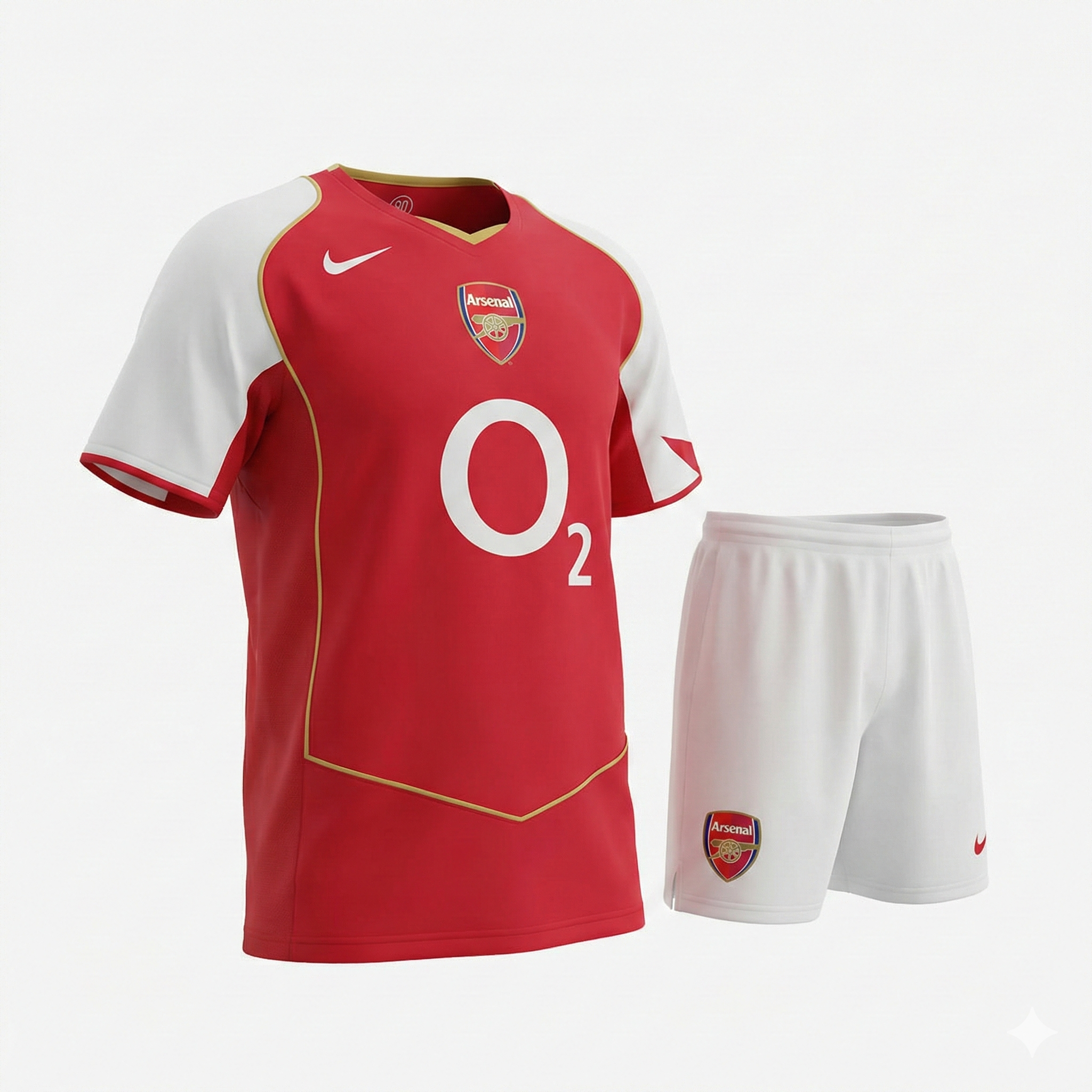 Arsenal Home 2004/2005 Kids Kit (Feels Like New) - Size 18