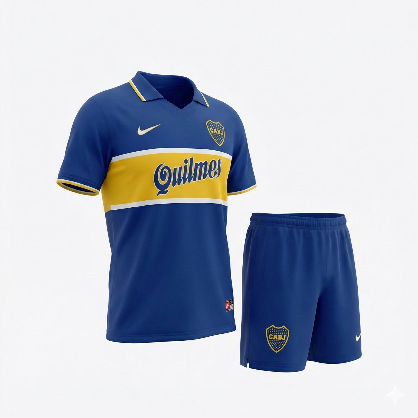 Boca Juniors Home 1996/1997 Kids Kit (Feels Like New) - Size 24