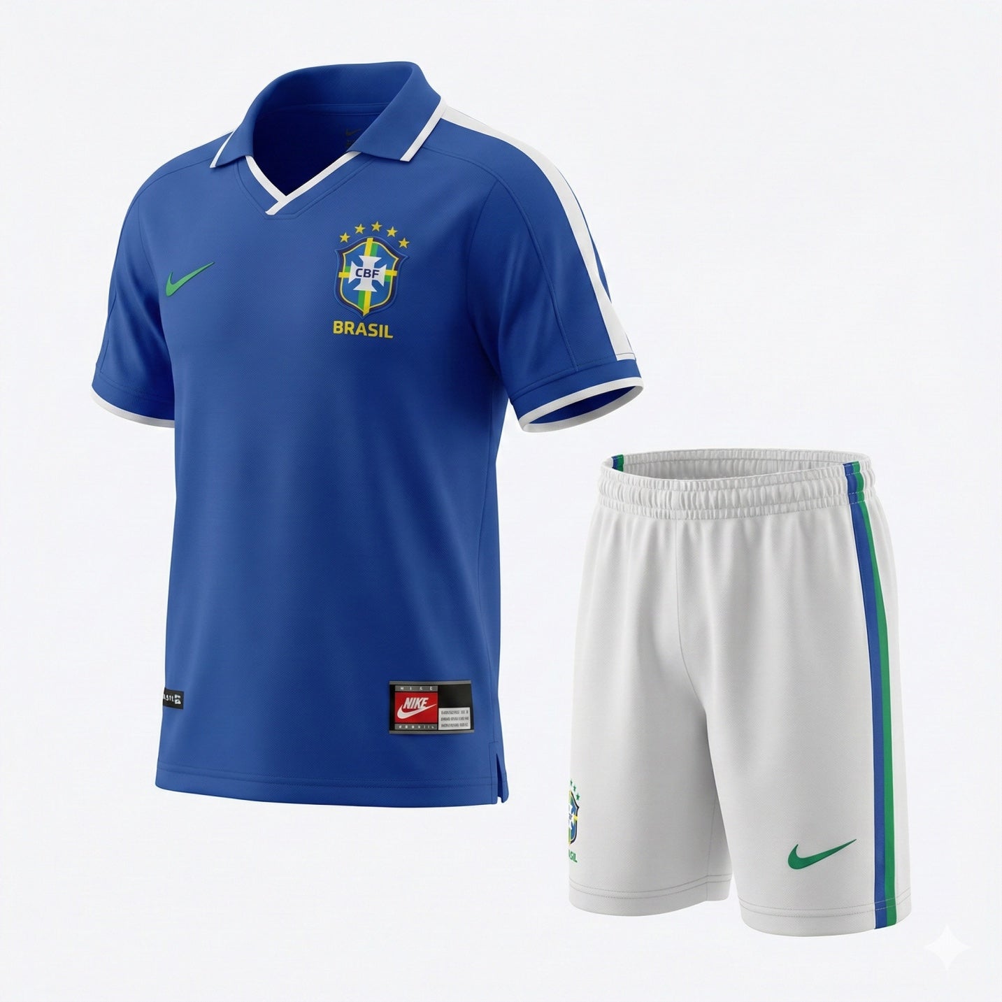 Brazil Away 1997 Kids Kit (Feels Like New) - Size 20