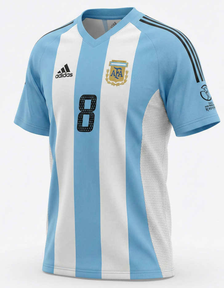 Argentina 2002 Home (Feels Like New) - Size M