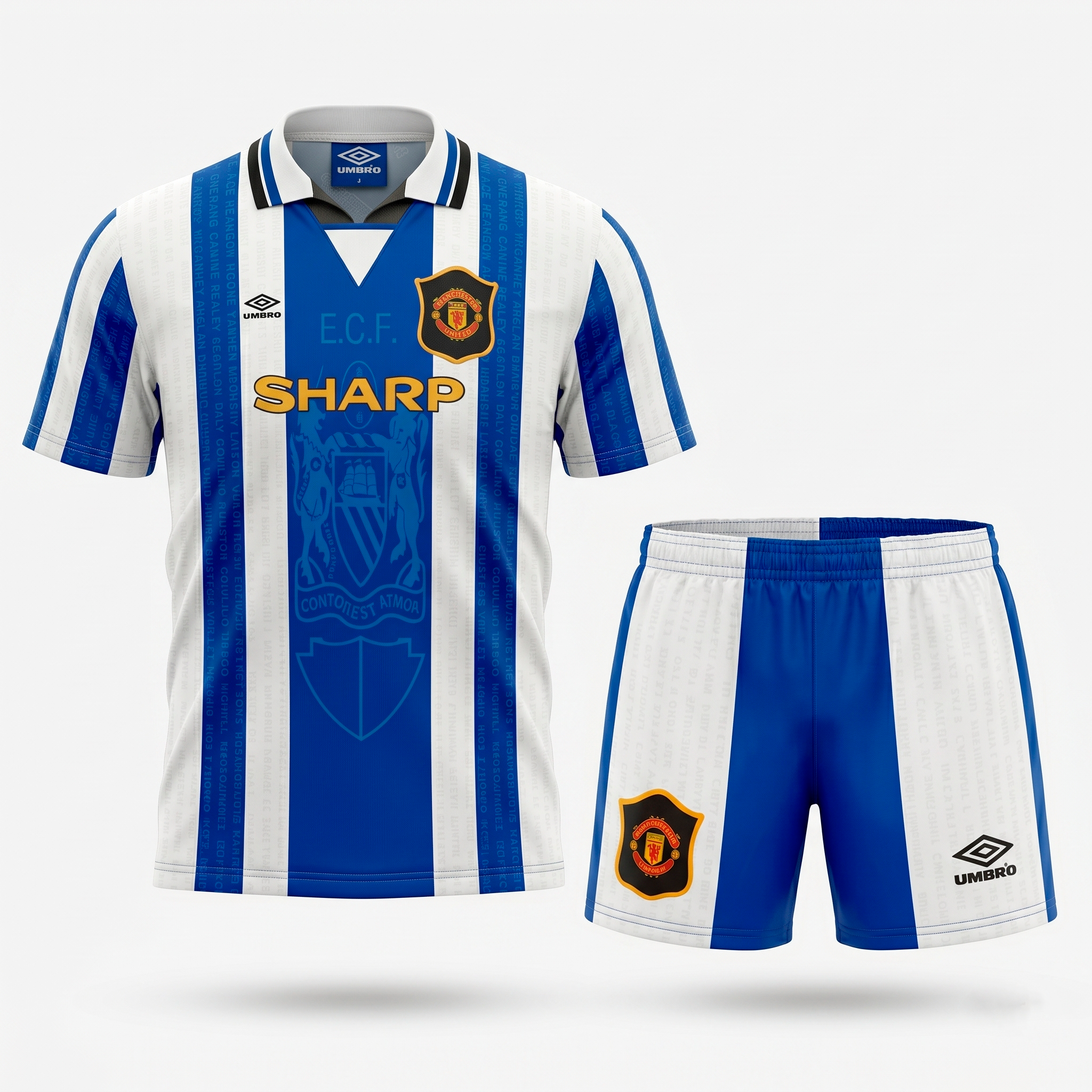 Manchester United Away 1994/1996 Kids Kit (Feels Like New) - Size 18