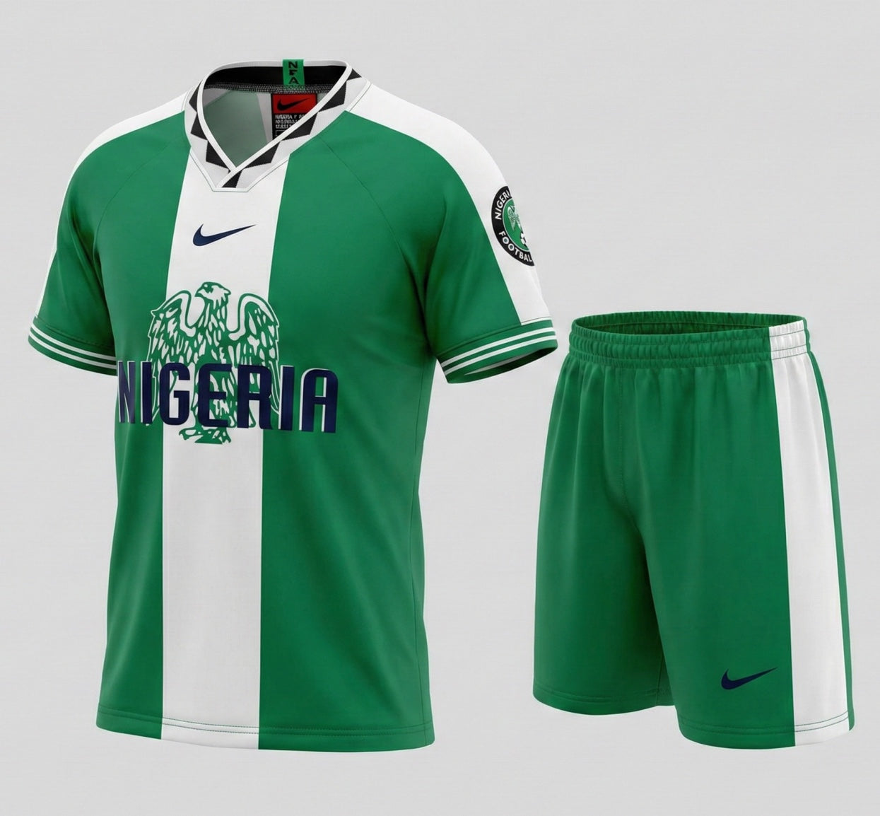 Nigeria Home 1996 Kids Kit (Feels Like New) - Size 20