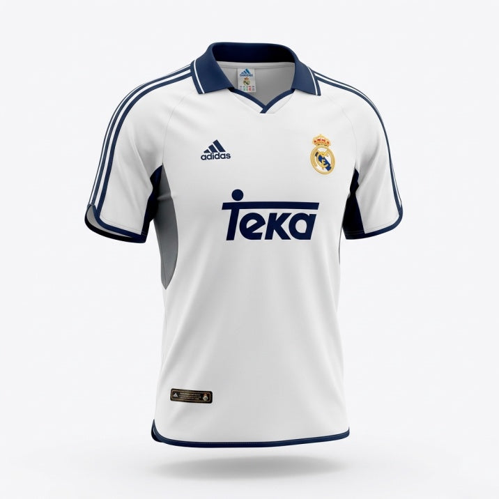 Real Madrid 2000-2001 Home (Feels Like New) - Size XXL