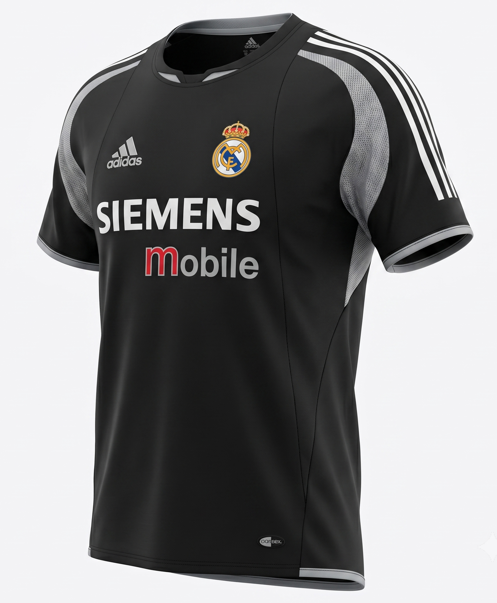 Real Madrid Black White Tracksuit 2004/05 - Size XL