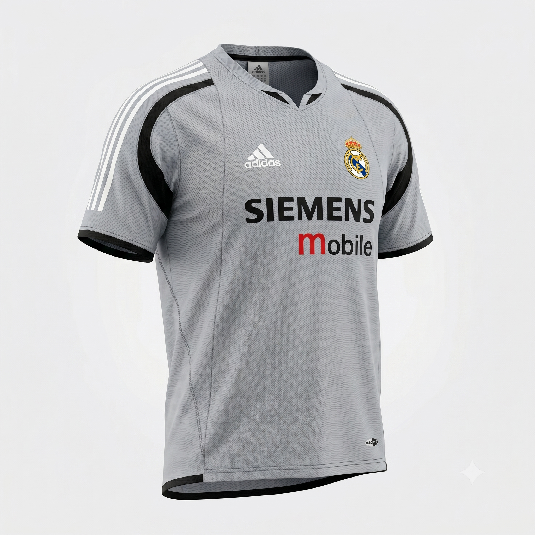 Real Madrid White Grey Tracksuit 2004/05 - Size XL