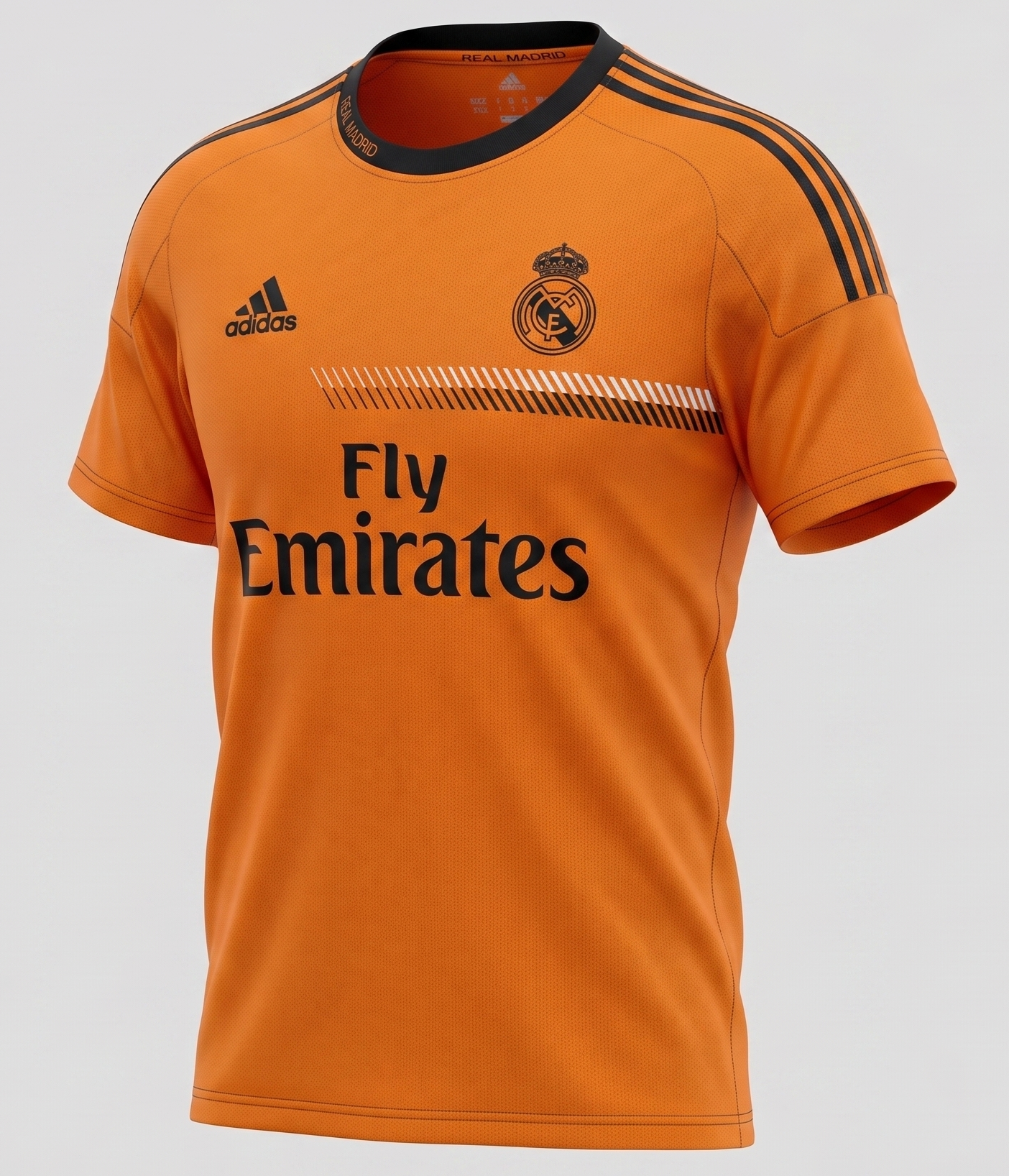 Real Madrid Orange Black Tracksuit 2013/14 - Size M
