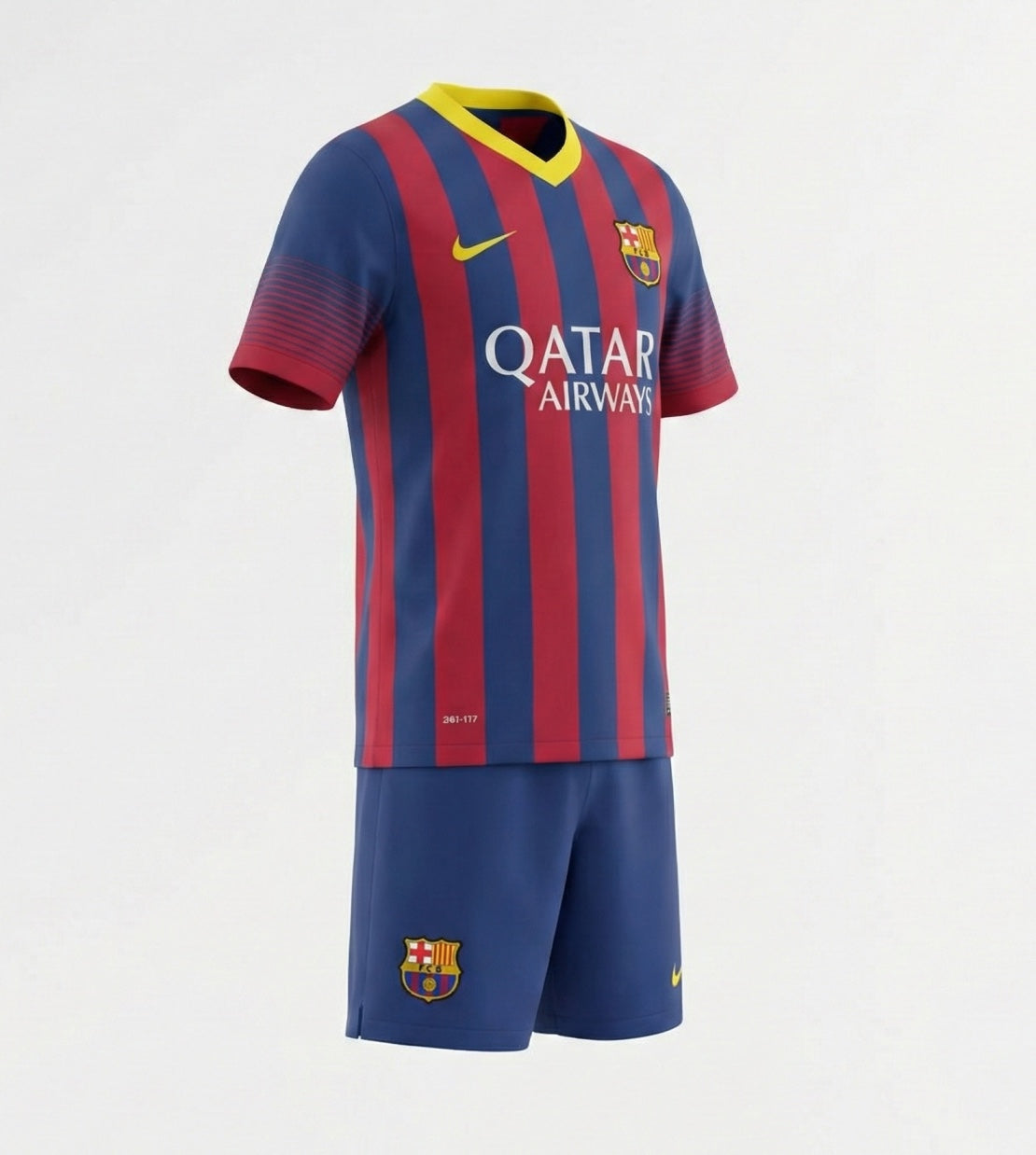 Barcelona Home 2013/2014 Kids Kit (New) - Size 26