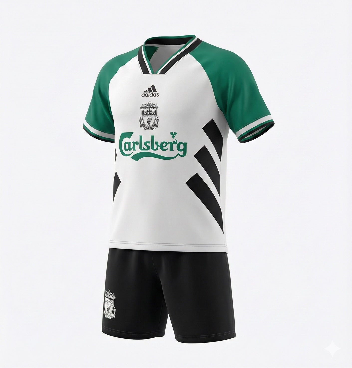 Liverpool Away 1993/1995 Kids Kit (Feels Like New) - Size 20