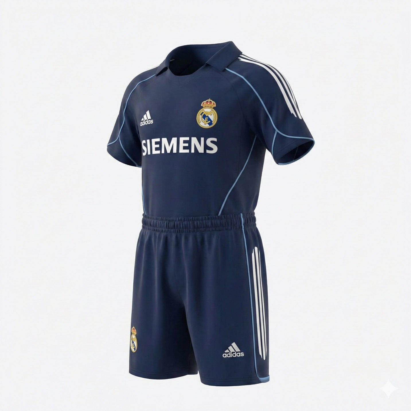 Real Madrid Away 2005/2006 Kids Kit (Feels Like New) - Size 18