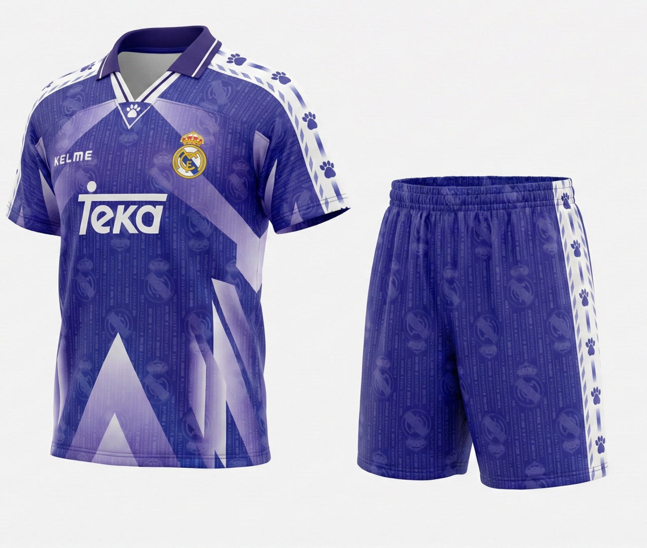 Real Madrid Away 1996/1997 Kids Kit (Feels Like New) - Size 16