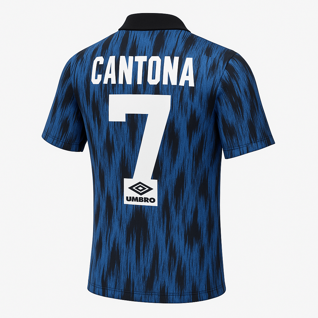 1992–93 Manchester United Away Cantona #7 (Feels Like New) - Size XXL