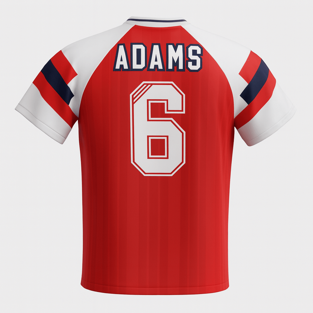 1992–94 Arsenal Home Adams #6 (Feels Like New) - Size L