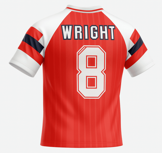 1992–94 Arsenal Home Wright #8 (Feels Like New) - Size XXL