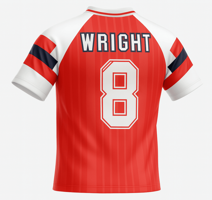 1992–94 Arsenal Home Wright #8 (Feels Like New) - Size XXL