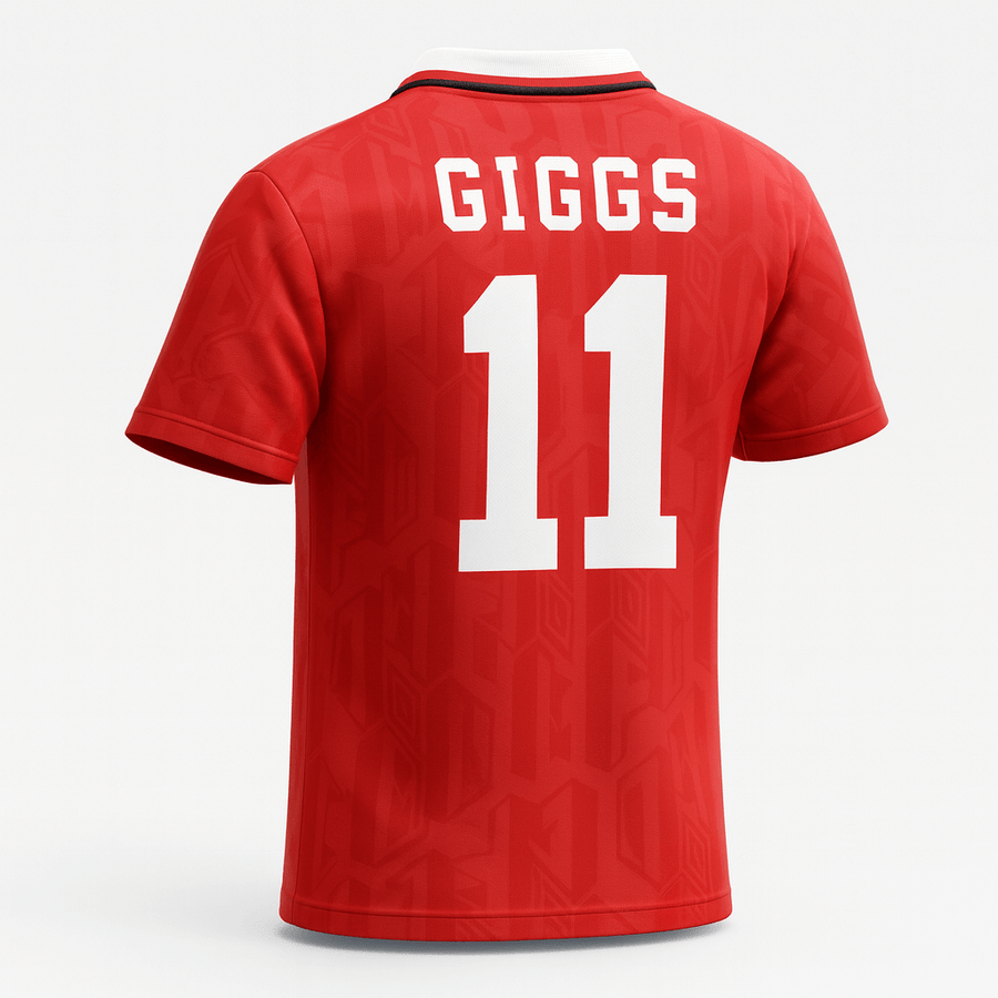 1992–94 Manchester United Home Giggs #11 (Feels Like New) - Size L