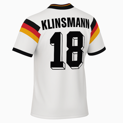1992 Germany Home Klinsmann #18 (Feels Like New) - Size L