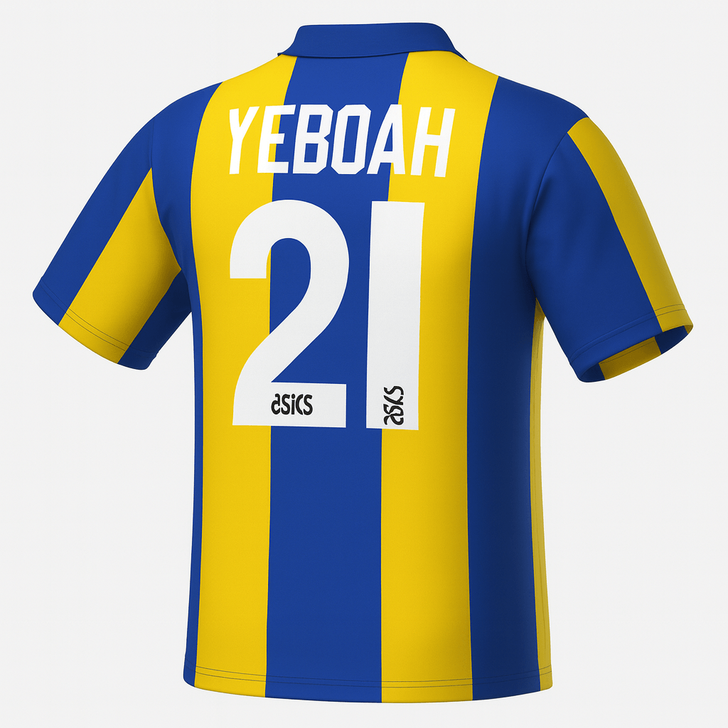 1993–95 Leeds United Away Yeboah #21 (Feels Like New) - Size M