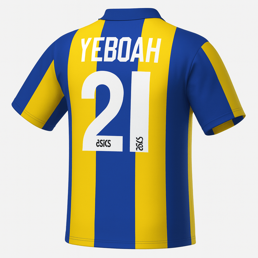 1993–95 Leeds United Away Yeboah #21 (Feels Like New) - Size XL