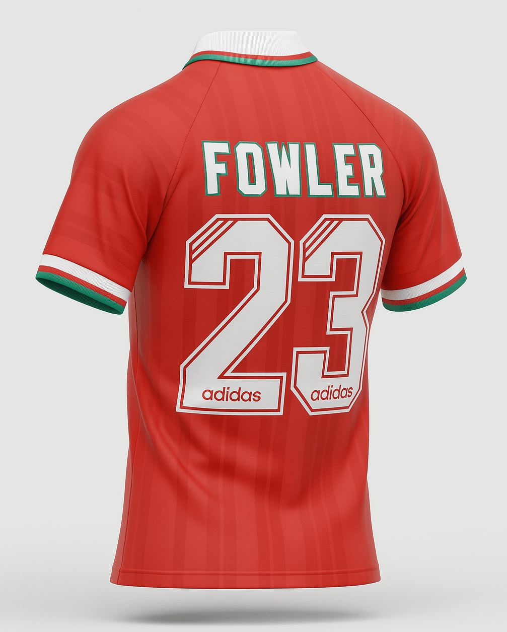 1993–95 Liverpool Home Fowler #23 (Feels Like New) - Size L