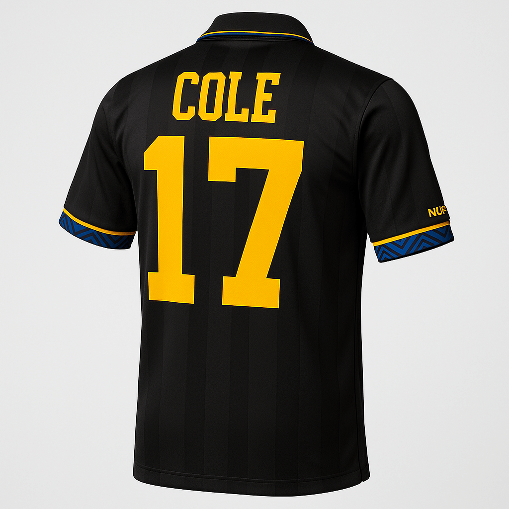 1993–95 Manchester United Away Cole #17 (Feels Like New) - Size XS