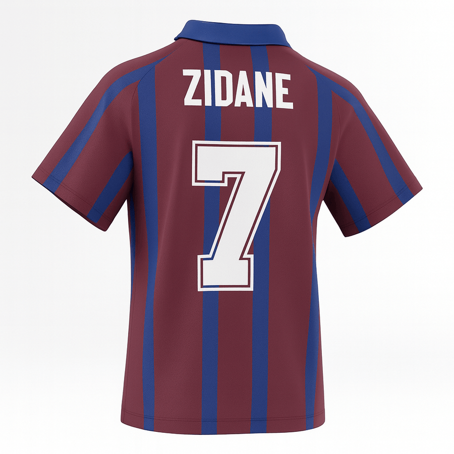 1994–95 Bordeaux Home Zidane #7 (Feels Like New) - Size XL