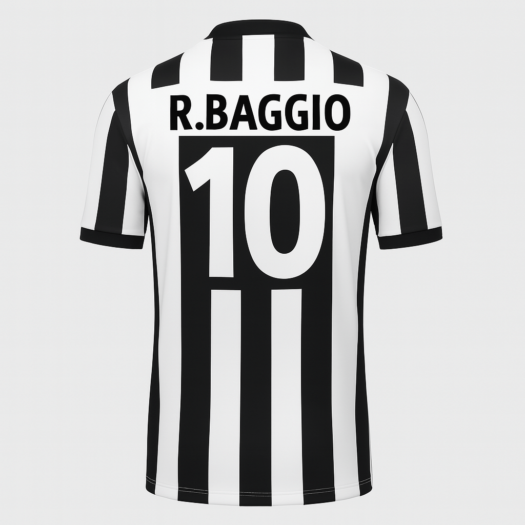 1994–95 Juventus Home Baggio #10 (Feels Like New) - Size L