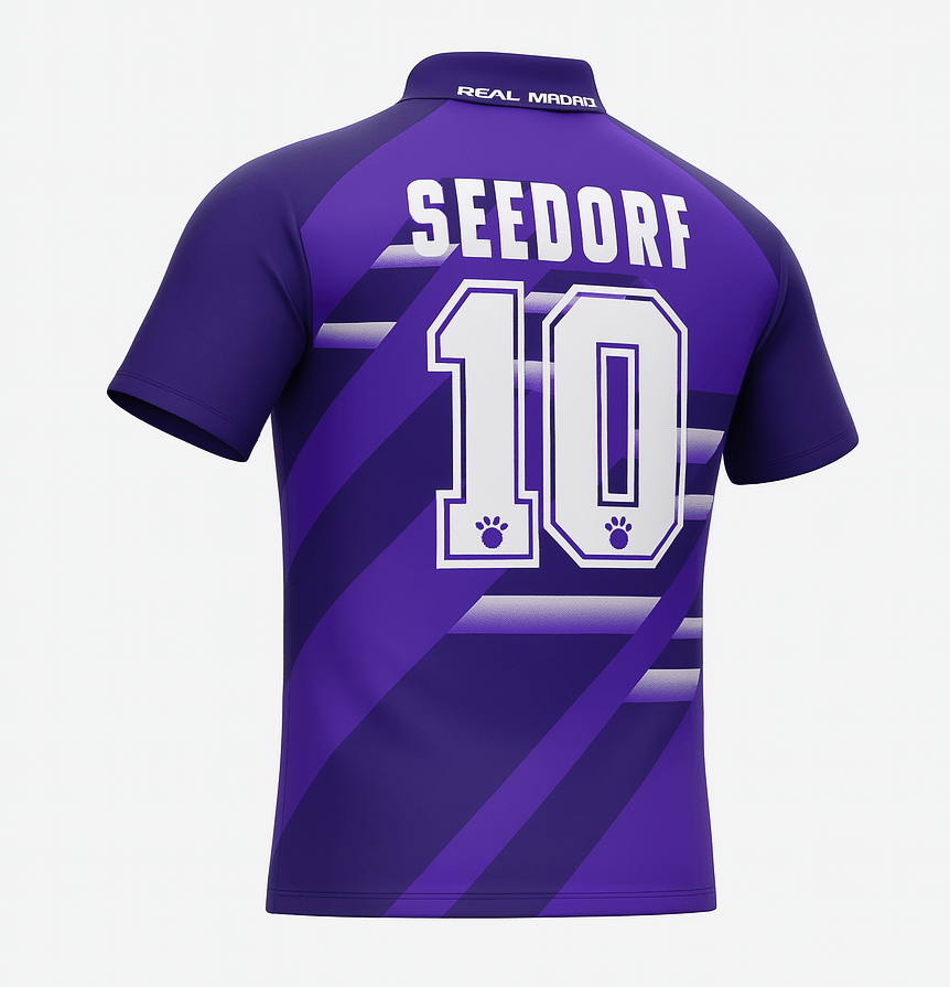 1994–96 Real Madrid Away Seedorf #10 (Feels Like New) - Size XXL