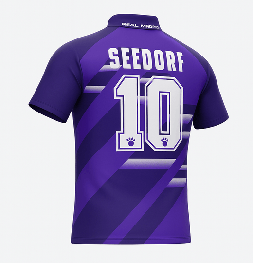 1994–96 Real Madrid Away Seedorf #10 (Feels Like New) - Size M