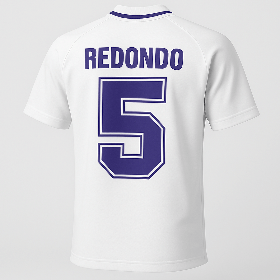 1994–96 Real Madrid Home Redondo #5 (Feels Like New) - Size S