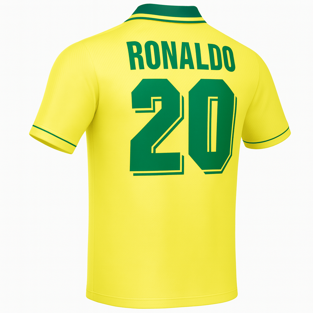 1994 Brazil Home Ronaldo #20 (Feels Like New) - Size L