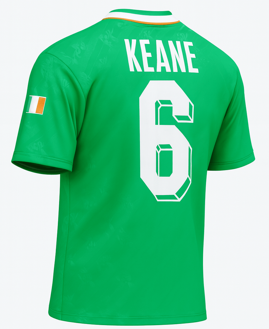 1994 Ireland Home R.Keane #6 (Feels Like New) - Size XS