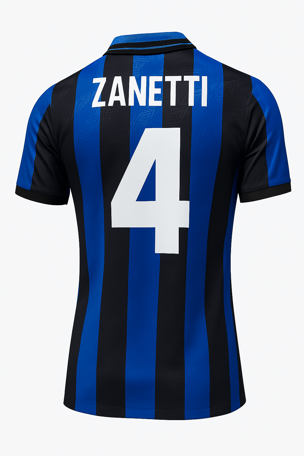 1995–96 Inter Milan Home Zanetti #4 (Feels Like New) - Size XS